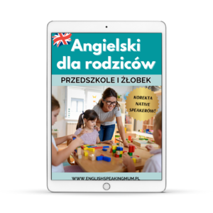okladka ebooka angielski dla rodzicow przedszkole i zlobek korekta native speakerow